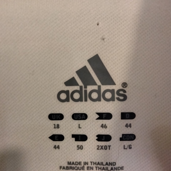 Adidas Womens Full Zip Jacket Coat Warm Soft Sporty Pockets Cream Off White L - Picture 8 of 12